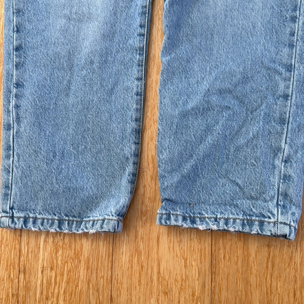 Garage Denim Coupe Droit Vintage Straight Light Wash Jeans 11/30 - Picture 2 of 7